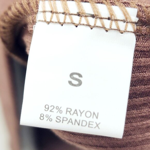 Womens Dresses Summer Mid Sleeveless Open Back Hollow Pullover Brown Size S - Picture 2 of 12